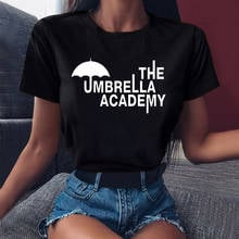 WVIOCE Funny The Umbrella Academy T Shirt Women Kawaii DiegoT-shirt Cha-Cha Graphic Female Top Fashion Unisex T Shirt 24991 2024 - buy cheap