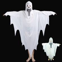 Halloween Carnival Party Costumes White Ghost Costumes Adults Men Boys Kids Skull Skeleton Monster Demon Clothes  Dress 2024 - buy cheap