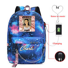 Backbag Charli D'Amelio Girls School Bag Fashion Casual Women Travel Shoulder Bags Usb Charging Teenager Ladies Backpacks Bag 2024 - buy cheap