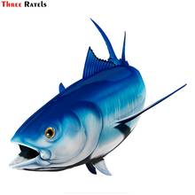 Three Ratels FTC-912 Bluefin Tuna Fish Fishing Car Stickers Auto Decals 3d Styling Motorcycle Decal Accessories 2024 - buy cheap
