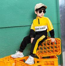 Fashion Spring and Autumn Baby Boys High collar Sweater with Pants 2pcs/Sets Infant Tracksuit Kids Clothing Suts 2-8years 2024 - buy cheap
