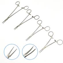Braçadeira hemostática de aço inoxidável, fórceps cirúrgico, kit de ferramentas cirúrgicas, 12.5cm-18cm 2024 - compre barato