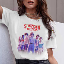 2019 Stranger Things TShirt Women Funny Tv Eleven Dustin Shirts Mike T shirt 80s Graphic Female Ulzzang T-shirt  StrangerThings 2024 - buy cheap