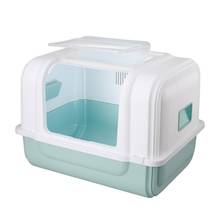 Totally enclosed luxury extra large cat toilet Anti splash cat litter Basin Pet Supplies With skylight cat litter box 2024 - buy cheap