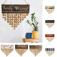Chritsmas Birthday Special Days Family Friends Birthday Dates Sign DIY Calendar Reminder Wood Board Home Hanging Decor 2024 - buy cheap