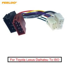 FEELDO-Adaptador de arnés de cableado de enchufe de conversión estéreo para coche, 5 unidades, para Toyota Lexus a ISO, CD, Radio, Cable Original 2024 - compra barato