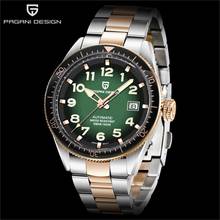 PAGANI DESIGN Mechanical Watches Men Automatic Green Waterproof Luxury Business Sports NH35A Diver Watch Clock Relogio Masculino 2024 - buy cheap