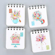 Kawaii Cute Cartoon Rollover Mini Portable Coil Notepad Diary Book Exercise Book Escolar Papelaria School Office Supply Random 2024 - buy cheap