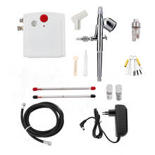 Dual-Action Airbrush Compressor Kit Air Brush Paint Gun Cleaning Tool Makeup Nail Paint Spray Gun Tattoo Body Car Paint 2024 - buy cheap