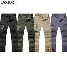 JACKSANQI Summer Men's Quick Dry Hiking Breathable Outdoor Sports Removeable Pants Climbing Camping Fishing Thin Trousers RA403 2024 - buy cheap