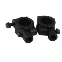 2Pcs Motorcycle Handlebar Rear View Mirror Metal Mount Holder Bracket 10mm 2024 - buy cheap