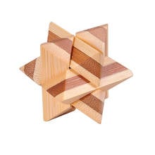 Rompecabezas de madera 3D Cubo de inteligencia juguetes Kongming Luban Lock Disentanglement puzles juguete para todas las edades 2024 - compra barato