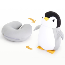 Penguin U-shaped Pillow Cartoon Particle Pillow Whale Deformation Pillow Two-in-one Dual-purpose Pillow Neck  Funny Pillow 2024 - buy cheap