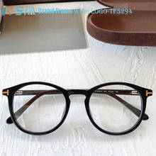 IVSTA TF5294 Round Glasses Men with Logo Luxury Brand Designer Top Quality Spectacle Frame with Box Myopia Glasses Women Vintage 2024 - buy cheap