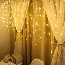 LED Window Curtain Icicle String Fairy Lights Wedding Party Christmas Xmas Living Room Outdoor Decor Christmas Lamp NEW 19NOV21 2024 - buy cheap