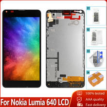 5.0" With Frame LCD For Nokia Lumia 640 LCD Display Touch Screen Digitizer Assembly Replacement Free Tools For Nokia 640 LCD 2024 - buy cheap