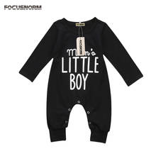 Pudcoco US Stock New Casual Newborn Infant Baby Boy Girl One-Pieces Romper Print Letter Jumpsuit Long Sleeve Outfits Clothes 2024 - buy cheap