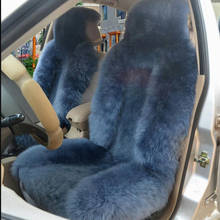 Car Seat Covers 100% Real Australia Sheepskin Luxury Soft Fur Use Car Universal Accessories 2024 - buy cheap