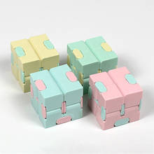 6 tipos mini infinito cubo brinquedos para aliviar o estresse ansiedade adequado para crianças adulto diversão brinquedos de descompressão cubo mágico 2024 - compre barato