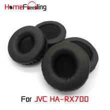 Homefeeling-almohadillas para los oídos JVC HA-RX700, almohadillas para los oídos, redondas, universales, de cuero, de repuesto 2024 - compra barato