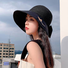 New Women Butterfly Breathable Embroidery Autumn Winter Bucket Hat Foldable Sun Hat Cap Hip Hop Fishing Cap Outdoor Hat Gift 2024 - buy cheap