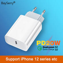 Bayserry 20w usb tipo c pd carregador para iphone 13 pro max mini 11 carga rápida qc 4.0 3.0 USB-C carregamento rápido para samsung xiaomi 2024 - compre barato