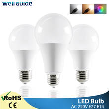 LED Bulb E14 E27 LED Lamps Light 3W 6W 9W 12W 15W 18W 20W AC 220V 230V 240V White lampara Aluminum Table Lamps light Bombillas 2024 - buy cheap