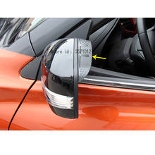 Car Rear Rearview Side Glass Mirror Trim Frame Rain Shield Sun Visor Shade Eyebrow For Mazda CX-5 CX5 2013 2014 2015 2016 2024 - buy cheap