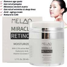 50g dia noite 2.5% retinol creme ácido hialurónico linhas finas creme para o rosto retinol creme hidratante 2024 - compre barato