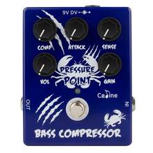 Caline-pedal compressor 2ª e baixa, acessório para guitarra com vedação de liga de alumínio 2024 - compre barato