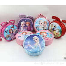 Disney plush backpack princess Cartoon children Mini bag PU shoulder girl handbag lady Elsa shoulder Frozen messenger 2024 - buy cheap