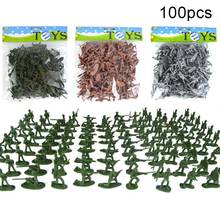 100Pcs Mini Classic Soldiers Figures Models Playset Desk Decor Kids Toy Gift New Perfect gift for for your little kids wonderful 2024 - buy cheap