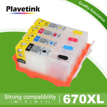 Замена многоразового картриджа Plavetink 670XL для принтера hp 670 hp 670 для Deskjet 3525 4615 4625 5525 6525 2024 - купить недорого