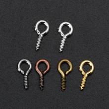 600Pcs 6 Colors Screw Eye Pins Eyelets Screw Threaded Hooks for Jewelry Making 2024 - buy cheap