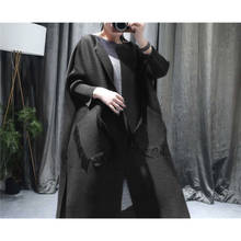 Miyake Pleated Fringe Long Coat Fall 2021 Winter Women Windbreaker Jacket Pleated Cardigan Trench Coat 2024 - buy cheap