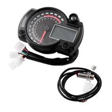 15000Rpm Motorcycle Speedometer Gauge Universal Lcd Digit Tachometer Odometer Waterproof Lcd Digital Odometer Speedometer 2024 - buy cheap