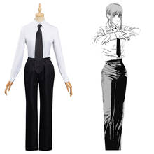 Chainsaw Man Cosplay Costume Makima Shirt Pants Outfits Halloween Carnival Suit 2024 - buy cheap