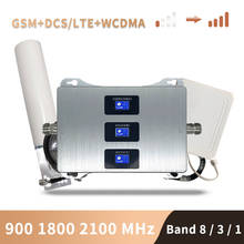 Amplificador de sinal de celular, repetidor gsm 2g, 3g, 4g, lte, 4g, dcs, amplificador de sinal de celular gsm 900, 1800, 2100, repetidor 2024 - compre barato