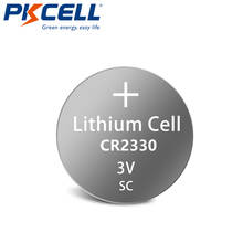 40pcs/lot PKCELL CR2330 Button Batteries BR2330 ECR2330 Cell Coin Lithium Battery 3V CR 2330 For Watch Electronic Toy Remote 2024 - buy cheap