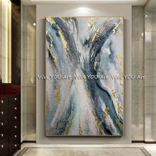 Hand Painted painting Wall art Picture Abstract foil oil paintings handmade canvas paintings for Living room bedroom home decor 2024 - buy cheap