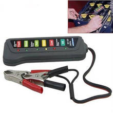 12V LED Digital Battery Tester Battery Alternator Tester with Two Clips For Car Motorcycle Trucks 2024 - купить недорого