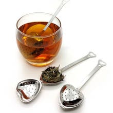 Stainless Steel Tea Infuser Heart Shape Mesh Tea Strainer Coffee Herb Spice Filter with Handle 2024 - buy cheap