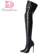 DoraTasia Big Size 34-43 New Female Sexy Thigh High Boots Fashion Thin High Heels Over The Knee Boots Women Party Shoes Woman 2024 - buy cheap