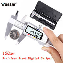 150mm 6 inch LCD Digital Vernier Calipers Stainless Steel Digital Caliper Metal Micrometer Measuring Instrument Measuring Tool 2024 - buy cheap