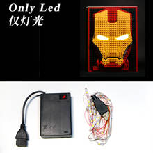 Only Led Light Up Kit For 1361 Iron Man Book (NOT Include The Model) 2024 - buy cheap