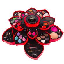 Beauty Flower Eye Shadow Plate Big Size Plum Blossom Rotating Eye Shadow Box Cosmetic Case Makeup Palette Makeup Tools 2024 - купить недорого