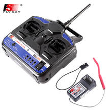 Flysky FS-T4B 2.4G 4CH Radio Model RC Transmitter & FS-R6B Receiver for RC Airplane 2024 - buy cheap