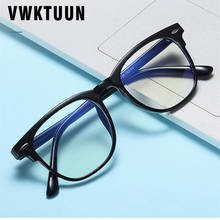 Vwktuun anti luz azul feminino óculos redondos quadro dos homens óculos ópticos quadro retro rebite óculos de cor transparente 2024 - compre barato