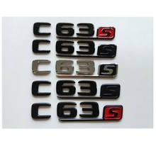 Letters C 63s Emblems for Mercedes  W205 C205 S205 A205 C204 C63s C63 S AMG 2024 - buy cheap