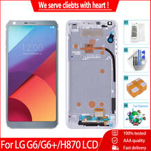 ЖК-дисплей 5,7 "для LG G6 G6 + H870 H872 H870DS LS993 VS998 US997, ЖК-дисплей с сенсорным экраном и рамкой в сборе, замена 2024 - купить недорого